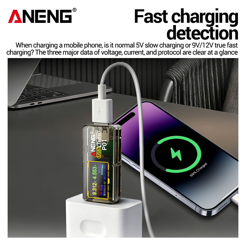 ANENG P01 USB-тестер, вольтмет – обзор и цена Co Detector Plug
